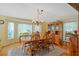 Charming dining room with wood table and hutch at 2298 Cole Lake Rd, Dallas, GA 30157