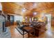 Living room with stone fireplace and hardwood floors at 2298 Cole Lake Rd, Dallas, GA 30157