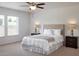 Relaxing main bedroom with plush bedding and two nightstands at 2489 Argento Cir, Dacula, GA 30019