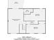 Lower floor plan features recreation room and storage at 4660 Edwina Sw Ln, Atlanta, GA 30331