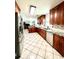 Modern kitchen featuring stainless steel appliances and granite countertops at 300 Redford Trl, Stockbridge, GA 30281