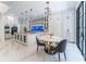 Gourmet kitchen featuring a large island and stainless steel appliances at 3915 Muirfield Sq, Duluth, GA 30096