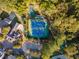 Aerial view of tennis courts and surrounding landscape at 3915 Muirfield Sq, Duluth, GA 30096