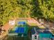 Two pickleball courts, playground, and a shed at 3915 Muirfield Sq, Duluth, GA 30096