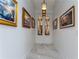 Bright hallway with marble flooring and art display at 3915 Muirfield Sq, Duluth, GA 30096