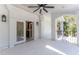 Private balcony with access to an interior room and view of backyard at 3915 Muirfield Sq, Duluth, GA 30096