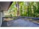Wooden deck with a view of the backyard at 3900 Hilton Cts, Decatur, GA 30035