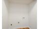 Simple laundry room with hookups for a washer and dryer at 3900 Hilton Cts, Decatur, GA 30035