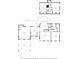 Detailed floor plan of a two-story house, including dimensions for each room at 1337 Arden Sw Dr, Marietta, GA 30008