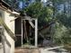 Significant damage to the back patio area at 735 Ralph Se Rd, Conyers, GA 30094