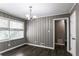 Bright dining room featuring wood floors and a chandelier at 2362 Manor Ave, Atlanta, GA 30344