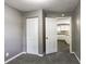 Bedroom with closet and view into kitchen at 2362 Manor Ave, Atlanta, GA 30344