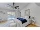 Spacious bedroom with sliding glass doors leading to a patio at 5255 Buice Rd, Alpharetta, GA 30022