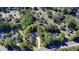 Aerial view showing a house nestled in a neighborhood with lush green surroundings at 5255 Buice Rd, Alpharetta, GA 30022