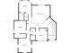 Upper floor plan with three bedrooms, two baths, and open areas at 4930 Longridge Dr, Villa Rica, GA 30180