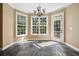 Breakfast nook with bay windows and chandelier at 4930 Longridge Dr, Villa Rica, GA 30180