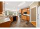 Kitchen boasts granite countertops, wood cabinets, and a large breakfast area at 4930 Longridge Dr, Villa Rica, GA 30180