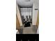 Clean bathroom with shower stall and black and white accents at 818 Lee Andrews Ave, Atlanta, GA 30315