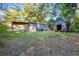 Backyard with shed and partially wooded area at 398 Cologne Se Dr, Atlanta, GA 30354