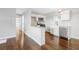 Modern kitchen with white cabinets and stainless steel appliances at 398 Cologne Se Dr, Atlanta, GA 30354