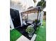Private patio with gazebo, seating, and artificial turf at 2555 Flat Shoals Rd Apt # 3305, College Park, GA 30349