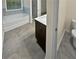 Spa-like bathroom with soaking tub, shower, and double vanity at 5120 Lower Elm St, Atlanta, GA 30349
