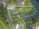 Aerial view showcasing home's large lot and waterfront access at 2505 Westchester Way, Conyers, GA 30013