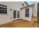 Wooden deck with access from the back of the house at 1812 Beckley Nw Pl, Kennesaw, GA 30152