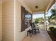 Front porch with rocking chairs and view of neighborhood at 418 Laurel Spring Ct, Canton, GA 30114
