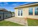 Private patio with french doors and yard at 418 Laurel Spring Ct, Canton, GA 30114