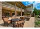 Relaxing patio with seating area and fire pit, perfect for outdoor entertaining at 418 Laurel Spring Ct, Canton, GA 30114