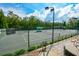 Tennis courts with surrounding fence at 418 Laurel Spring Ct, Canton, GA 30114