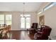 Breakfast nook with hardwood floors and access to backyard at 418 Laurel Spring Ct, Canton, GA 30114