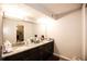 Modern bathroom with double vanity and granite countertop at 101 Brittany Ct, Duluth, GA 30096