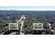 Aerial view of neighborhood with highlighted property at 5361 N Main St, Acworth, GA 30101