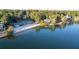 Aerial view of community with lake access at 7149 Burnside Ct, Villa Rica, GA 30180