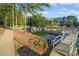 Community boat docks with multiple slips for resident use at 7149 Burnside Ct, Villa Rica, GA 30180