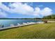 Several private boat docks at the waters edge at 7149 Burnside Ct, Villa Rica, GA 30180