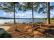 Enjoy lake views from this outdoor patio area at 7149 Burnside Ct, Villa Rica, GA 30180