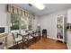 Breakfast nook with hardwood floors and a view of backyard at 5934 S Deshon Ct, Lithonia, GA 30058
