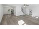 Bright living room with hardwood floors and an open concept design at 3563 Denby Dr, Snellville, GA 30039
