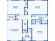 Two-story home floor plan with 4 bedrooms at 3745 Londonderry Ct, Stonecrest, GA 30038