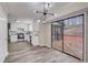 Open dining area with kitchen views and access to the backyard at 3745 Londonderry Ct, Stonecrest, GA 30038