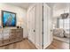 Light and airy hallway leading to bedroom and closet at 100 Grand Cres, Alpharetta, GA 30009