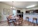 Elegant dining room with chandelier and hardwood floors at 60 Autumn Canyon Se Path, Cartersville, GA 30121