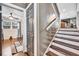 Modern staircase leading to the upper level at 2953 Collier Nw Dr, Atlanta, GA 30318