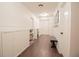 Bright hallway with built-in storage and bench seating at 4619 Spring St, Acworth, GA 30101