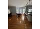 Bright kitchen with hardwood floors and island at 1958 Stonewood Dr, Lithia Springs, GA 30122