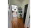 Hardwood floors and view to living area at 1958 Stonewood Dr, Lithia Springs, GA 30122