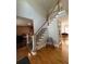View of the staircase from the foyer at 1958 Stonewood Dr, Lithia Springs, GA 30122